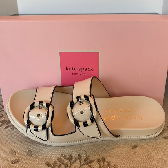 HP🎉 NEW Kate Spade ♠️ New York Rhodes Slide Sandals 9.5 - Picture 2 of 9